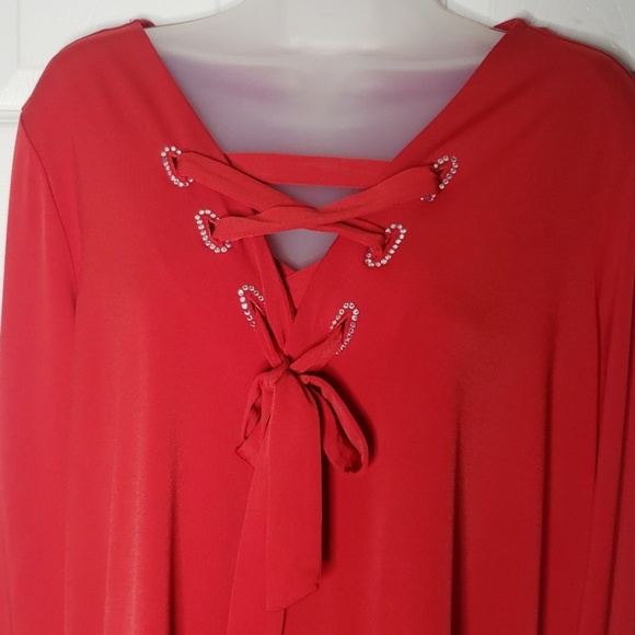 Michael Kors Dresses & Skirts - Michael Kors | XL | Red Accented Dress